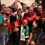 Fanii lui Dinamo au sărbătorit alături de jucătorii lui Sporting