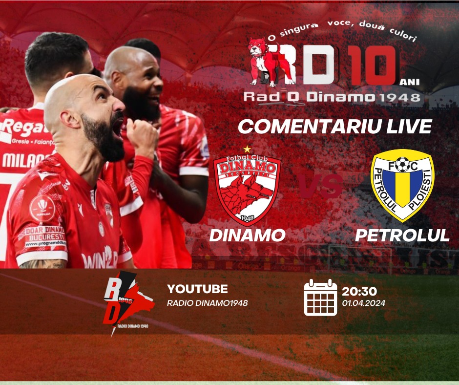 Comentariu live Dinamo – Petrolul