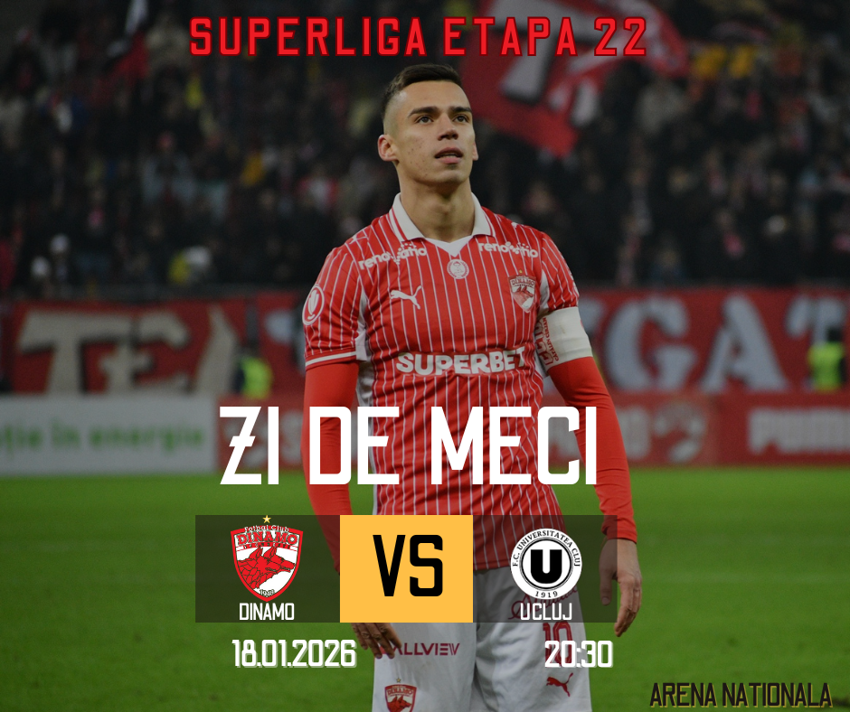 DINAMO – U Cluj, duel cu miză mare: cum ar putea arăta primul 11 al „câinilor”