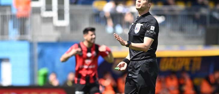 Arbitru cu experiență redusă la U Cluj – Dinamo